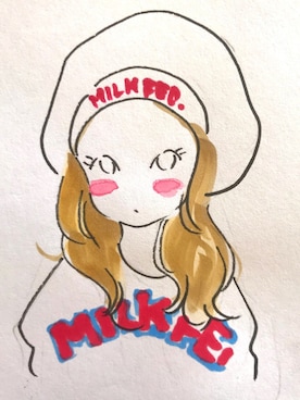 山口波子さんの（MILKFED. | ミルクフェド）を使ったコーディネート