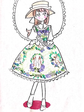 山口波子さんのコーディネート