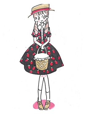 山口波子さんのコーディネート