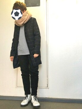 永瀬さん（メンズ・160cm）の冬コーディネート