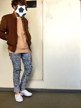 永瀬さん（メンズ・160cm）の春コーディネート