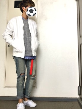 永瀬さん（メンズ・160cm）の春コーディネート