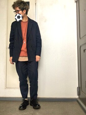 永瀬さん（メンズ・160cm）の春コーディネート