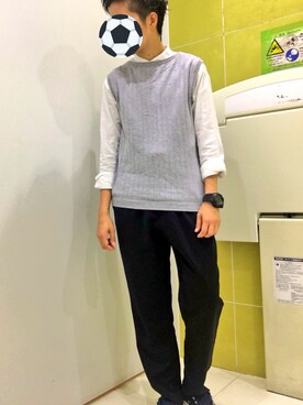 永瀬さん(メンズ・160cm)の夏コーディネート