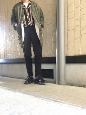 永瀬さん（メンズ・160cm）の冬コーディネート