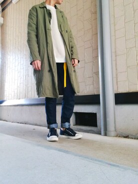 永瀬さん(メンズ・160cm)の春コーディネート