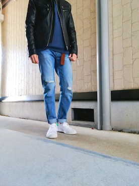 永瀬さん（メンズ・160cm）の春コーディネート