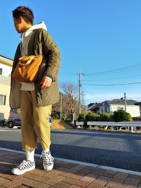 永瀬さん（メンズ・160cm）の春コーディネート