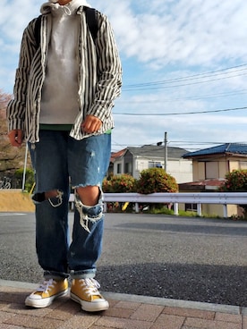 永瀬さん（メンズ・160cm）の春コーディネート