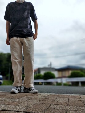 「BIAS(バイアス)のアイテム」を使った、永瀬さん(メンズ・160cm)の夏コーディネート