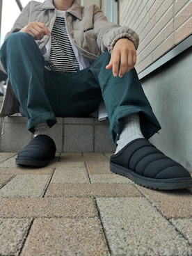 「アイテム（ブルゾン）」を使った、永瀬さん（メンズ・160cm・30代）の春コーディネート