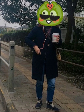 「アイテム（ブーツ）」を使った、Yileiさん（レディース・168cm）の春コーディネート
