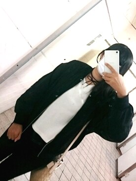 「Honeys（ハニーズ）のアイテム（アクセサリー）」を使った、みさ汰ん🐰💕さん（レディース・157cm）の冬コーディネート