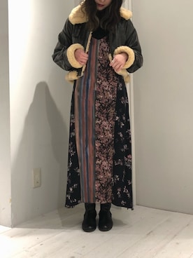「STUDIOUS HIGH」｜Kanaさん（レディース・162cm）の秋コーディネート