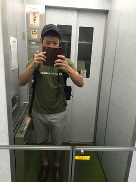 「goro's（ゴローズ）のアイテム（シューズ）」を使った、Nさん（メンズ・167cm）の夏コーディネート