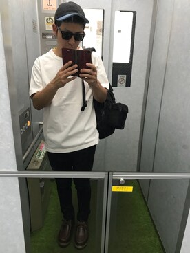 「goro's（ゴローズ）のアイテム（シューズ）」を使った、Nさん（メンズ・167cm）の夏コーディネート