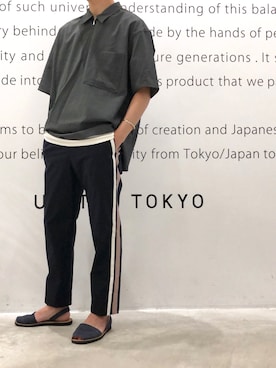 UNITED TOKYO 細見さん（メンズ・170cm）の夏コーディネート