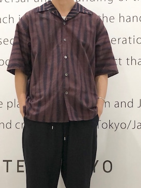 「UNITED TOKYO」｜UNITED TOKYO 細見さん（メンズ・170cm）の夏コーディネート