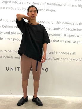 UNITED TOKYO 細見さん（メンズ・170cm）の夏コーディネート