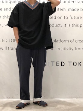 UNITED TOKYO 細見さん(メンズ・170cm)の夏コーディネート
