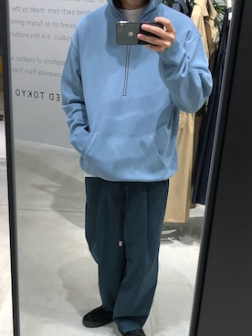 「夏のワントーンコーデ」｜UNITED TOKYO 細見さん（メンズ・170cm）の夏コーディネート