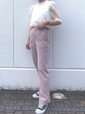 「nice claup」｜uさん（レディース・158cm・10代）の夏コーディネート