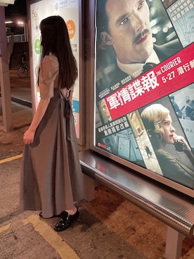 「NICE CLAUP（ナイスクラップ）のアイテム（ワンピース/ドレス）」を使った、amelie さん（レディース・166cm）の春コーディネート