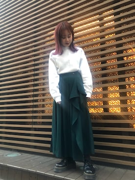 「alexanderwang（アレキサンダーワン）のアイテム」を使った、yuriさん（レディース・153cm）の秋コーディネート
