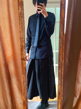 「アイテム（フォーマルスーツ/小物）」を使った、Yさん（メンズ・178cm・20代）の冬コーディネート