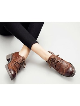 「オックスフォード」｜Hot Fashionさん（レディース・168cm）の冬コーディネート