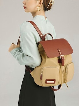 「カジュアルバッグ」｜Hot Fashionさん（レディース・162cm）の秋コーディネート