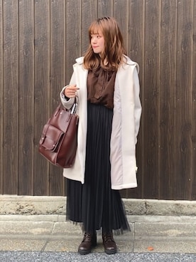 みぃーさん（レディース・152cm）の冬コーディネート