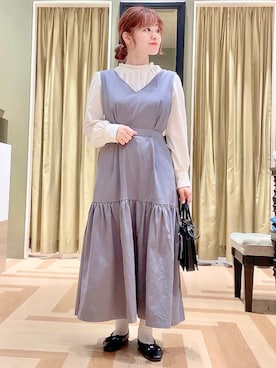 「Sugar spoon（シュガースプーン）のアイテム」を使った、みぃーさん（レディース・153cm）の春コーディネート