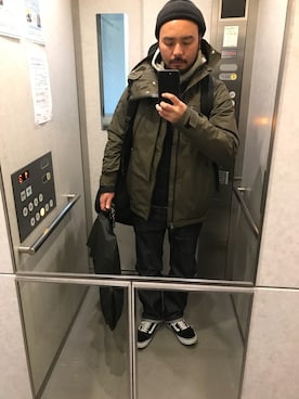 「NIKE ACG（ナイキエィシージー）のアイテム（ジャケット/アウター）」を使った、kskorionさん（メンズ・174cm）の冬コーディネート