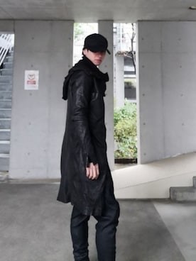 「LORO（ロロ）のアイテム」を使った、masahiroooさん（メンズ・180cm）の冬コーディネート
