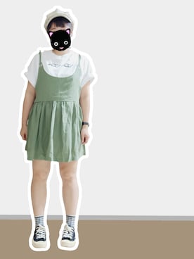 「兩件式」｜Miss.Ohさん（レディース・163cm）の夏コーディネート