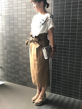 ちるさん（レディース・154cm）の夏コーディネート