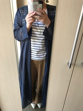 YUKIEさん（レディース・156cm）の春コーディネート