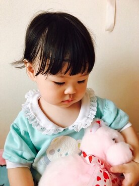 「子供服」｜「アイテム（おもちゃ）」を使った、🍬フユ🍬さん（レディース・158cm）の夏コーディネート