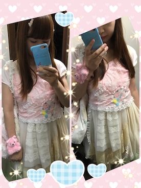 「Nile PERCH（ナイルパーチ）のアイテム（アクセサリー）」を使った、🍬フユ🍬さん（レディース・158cm）の夏コーディネート