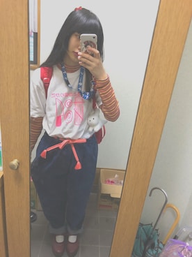 「大学」｜❕さん（レディース・160cm）の春コーディネート