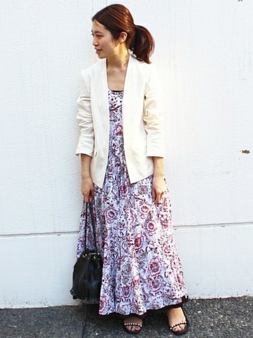 IENA（イエナ）の「French Linen Vネック ジャケット◇（ノーカラー