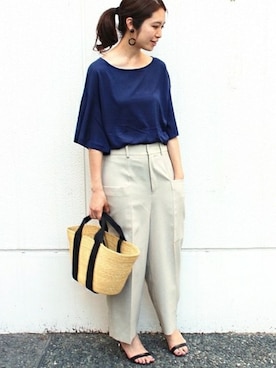 Woodyさん（レディース・160cm）の夏コーディネート