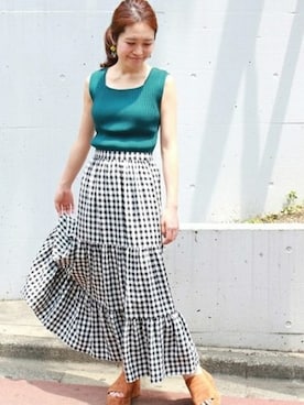 Woodyさん（レディース・160cm）の夏コーディネート