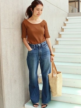 Woodyさん（レディース・160cm）の夏コーディネート