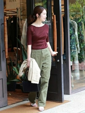 Woodyさん（レディース・160cm）の夏コーディネート