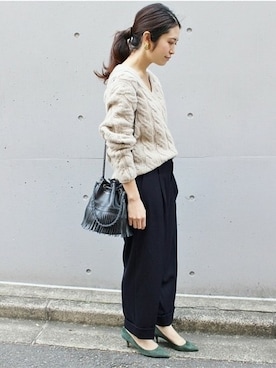 Woodyさん（レディース・160cm）の秋コーディネート