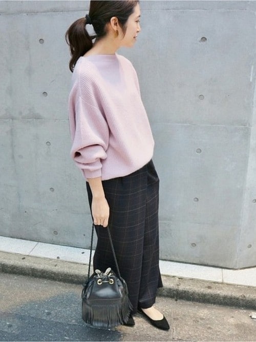 IENA（イエナ）の「モンゴルカシミヤ畦ルーズプルオーバー◇（ニット