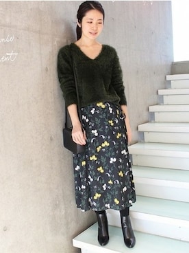 Woodyさん（レディース・160cm）の秋コーディネート