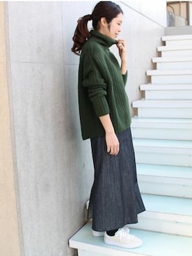 Woodyさん（レディース・160cm）の冬コーディネート